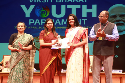 Participation in Viksit Bharat Youth Parliament